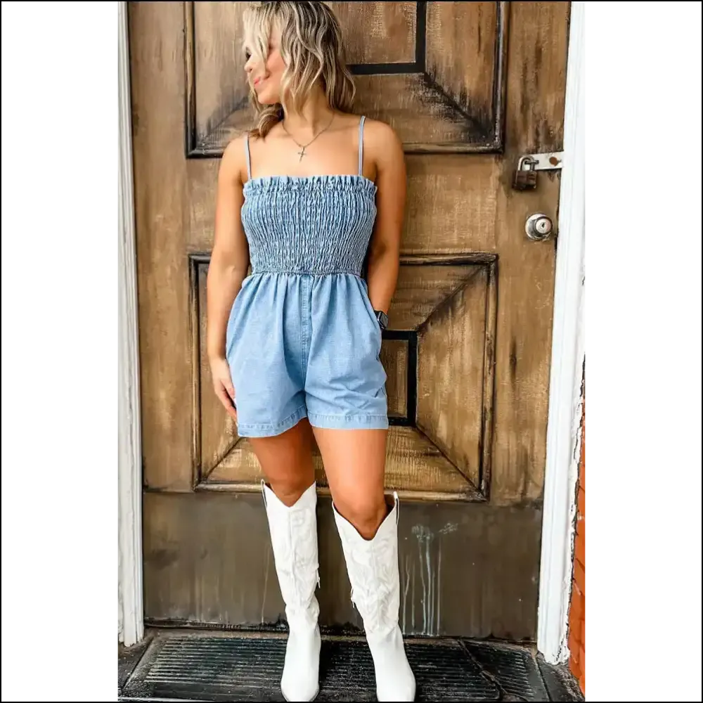 Beau Blue Denim Romper: so Cute it Hurts  💙 Needful Things
