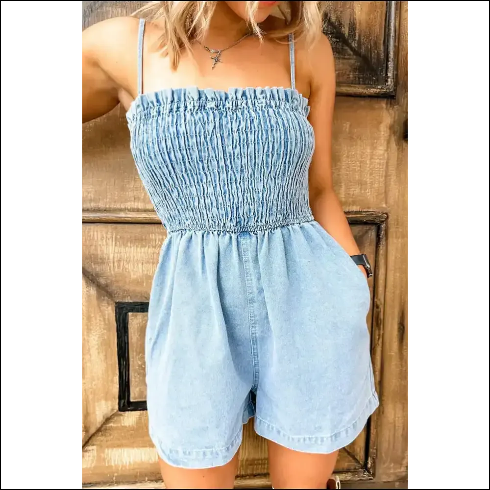 Beau Blue Denim Romper: so Cute it Hurts  💙 Needful Things