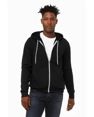 Bella Canvas Unisex Poly-Cotton Fleece 8 oz Full-Zip Hoodie 3739