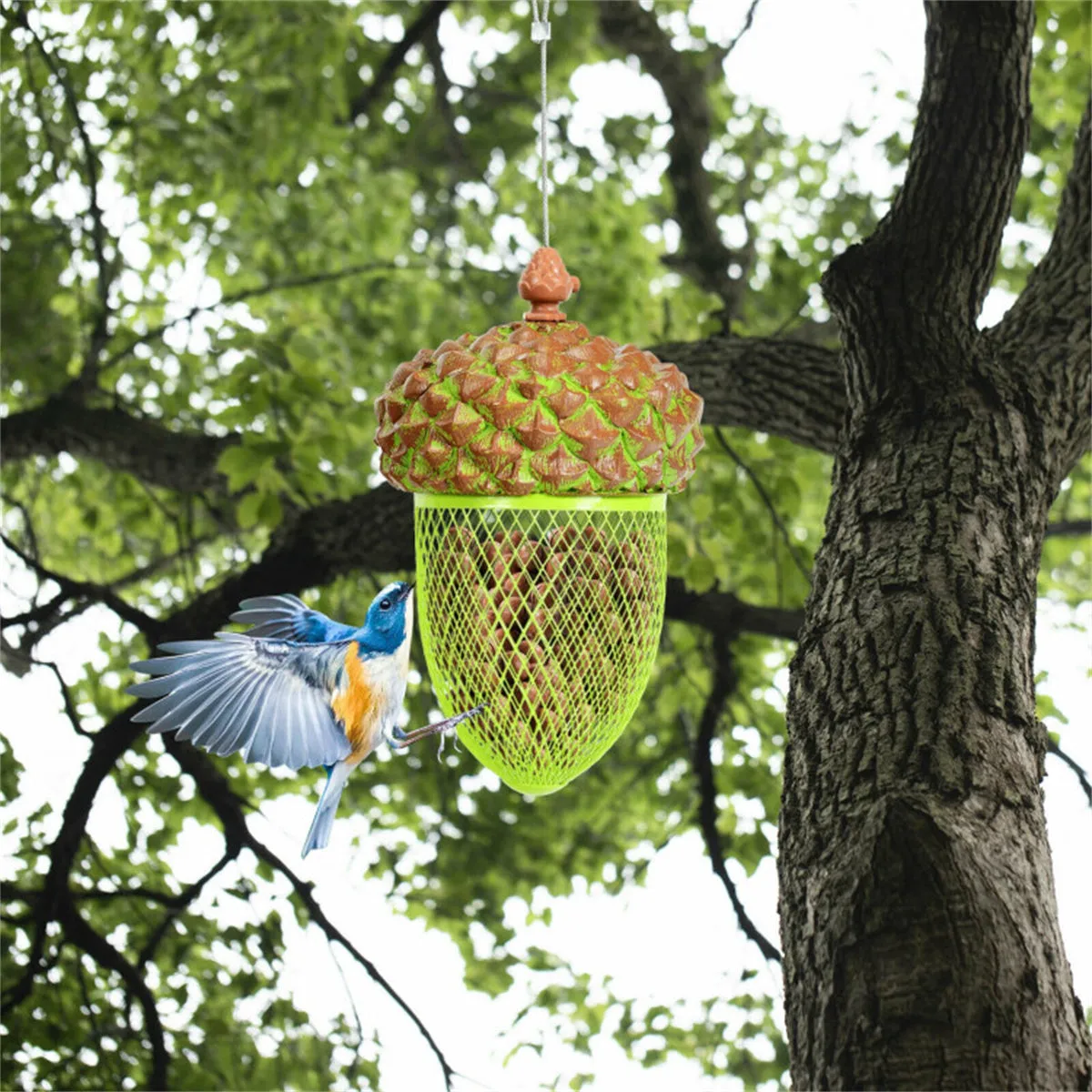 Bird Feeder Outdoor Hanging Food Dispenser
