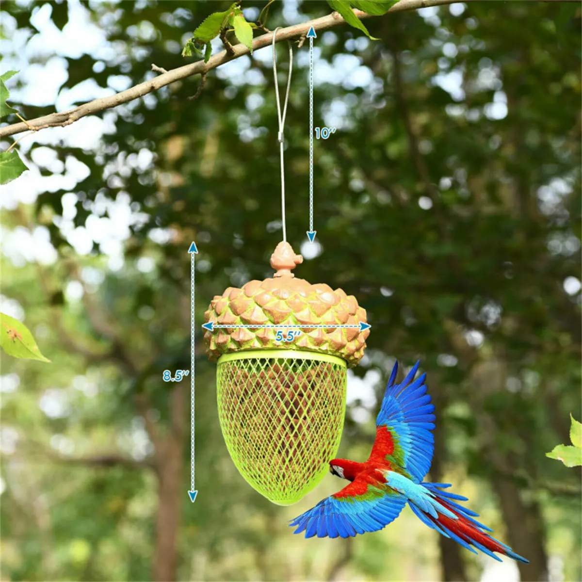 Bird Feeder Outdoor Hanging Food Dispenser