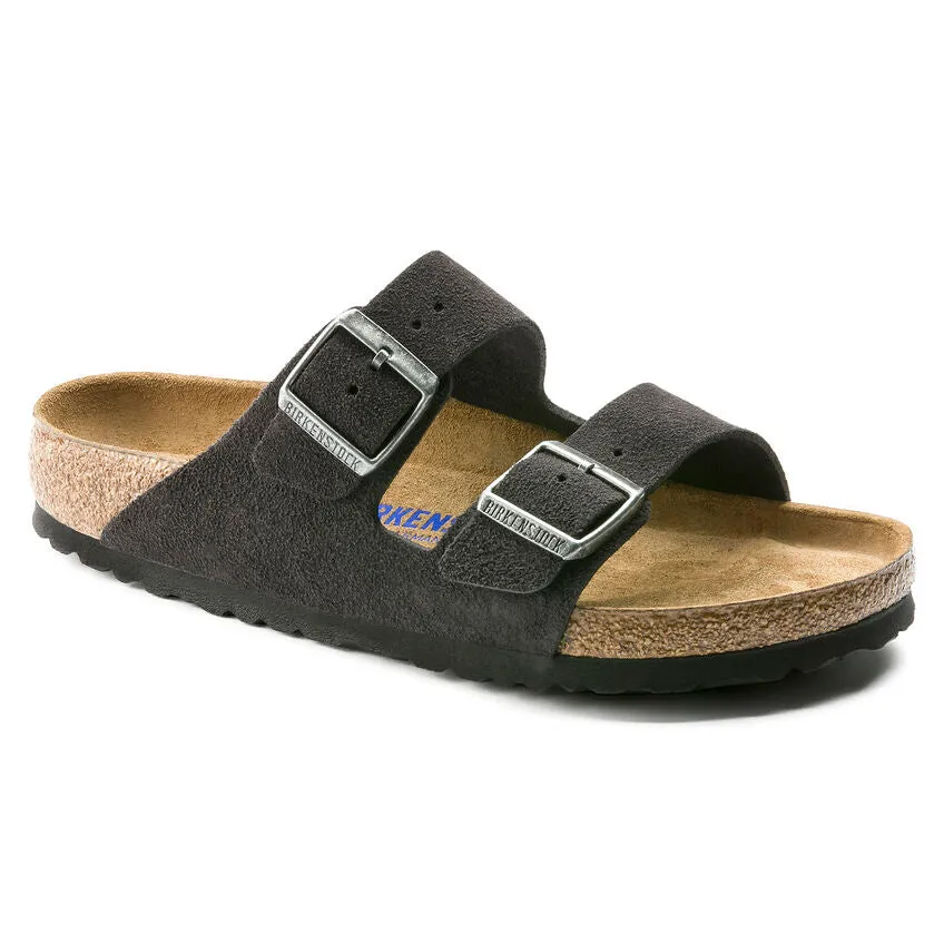 BIRKENSTOCK- ARIZONA SOFT FOOTBED SUEDE LEATHER SANDAL