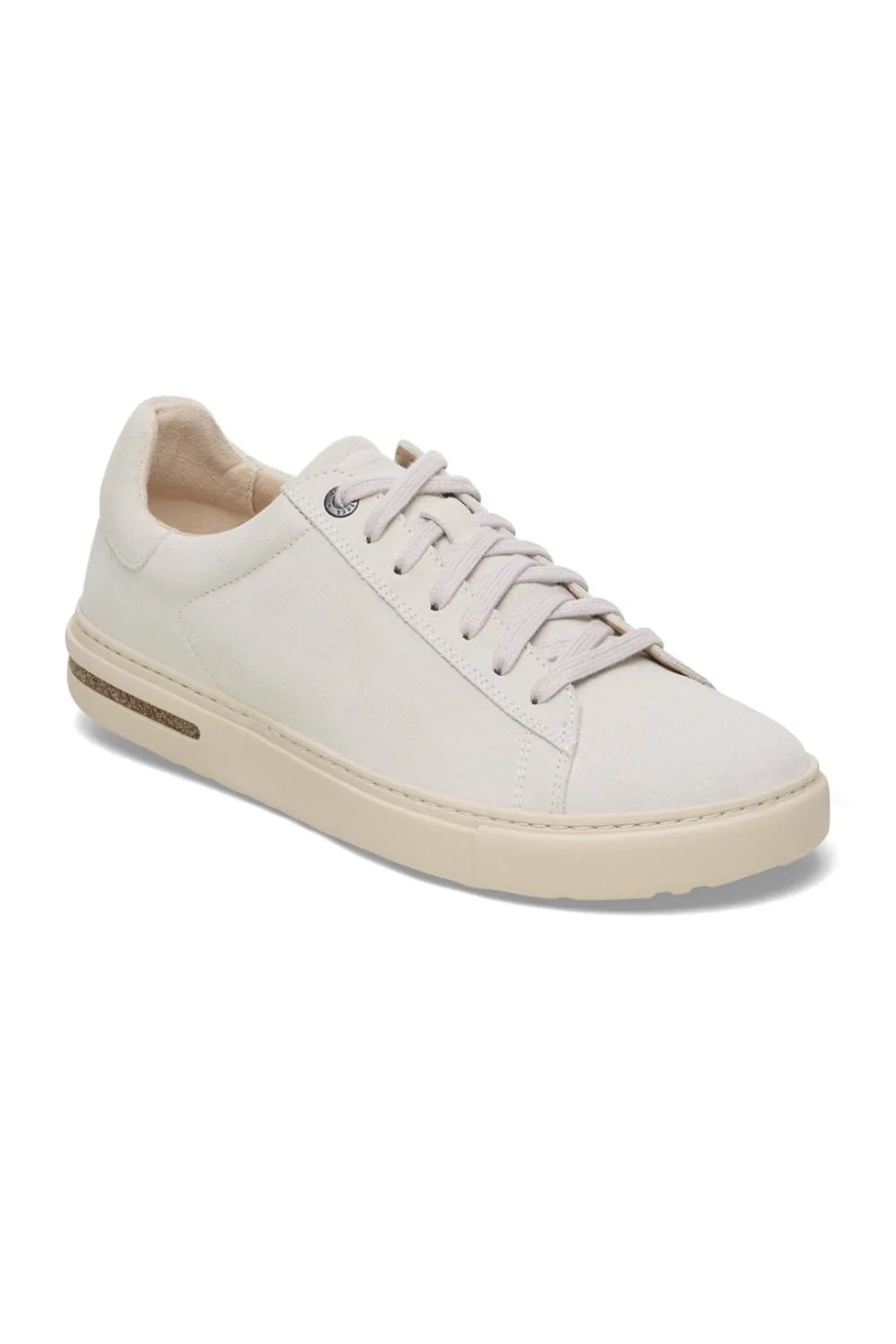 Birkenstock Bend Low Suede Leather Shoes for Women in Antique White | 1029716