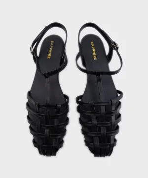 Black Slingback Flats