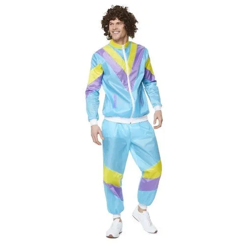 Blue Shell Suit 80s Costume