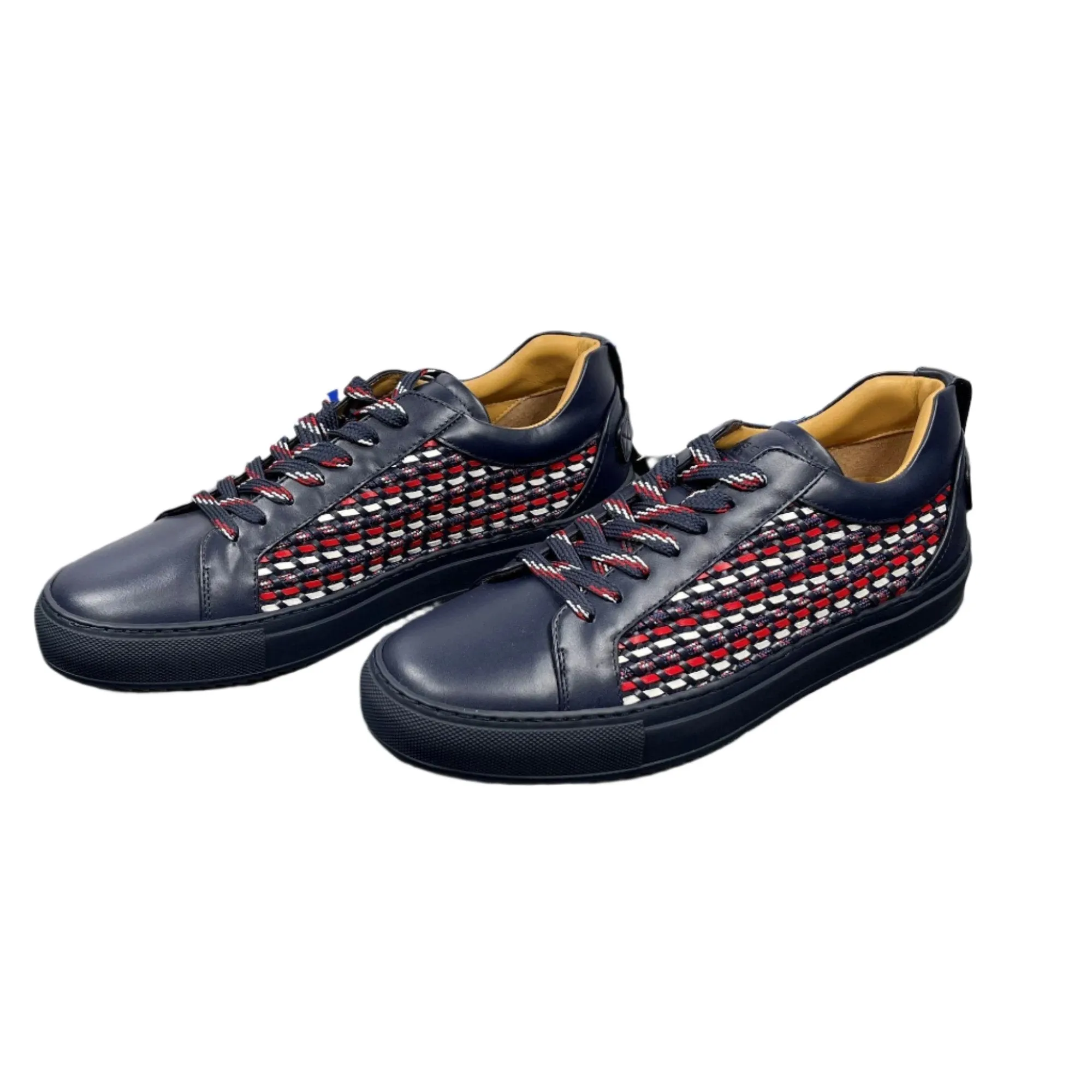 Buscemi Mens Lyndon Oceano Weave Sneakers