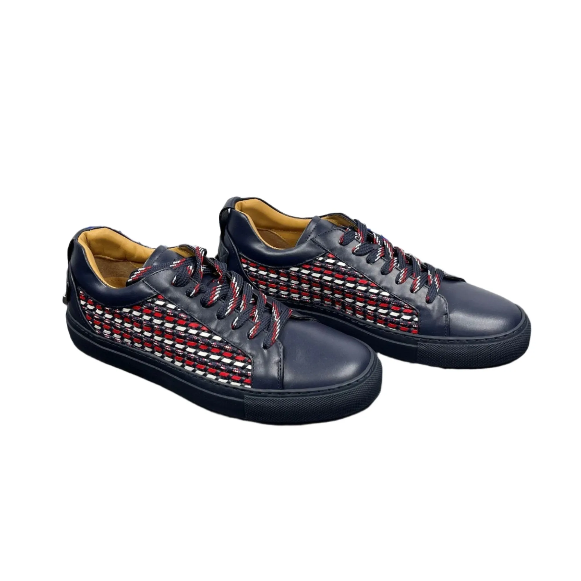 Buscemi Mens Lyndon Oceano Weave Sneakers