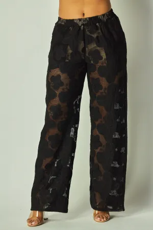 Butterfly Lace Pants – Statement Bottoms with Whimsical Charm