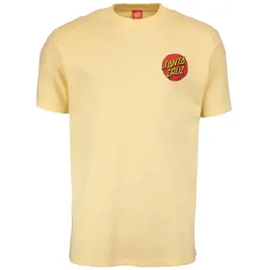 Camiseta Santa Cruz Classic Dot Chest Parchment