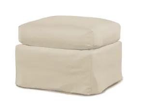 Captiva Outdoor Slipcovered Ottoman