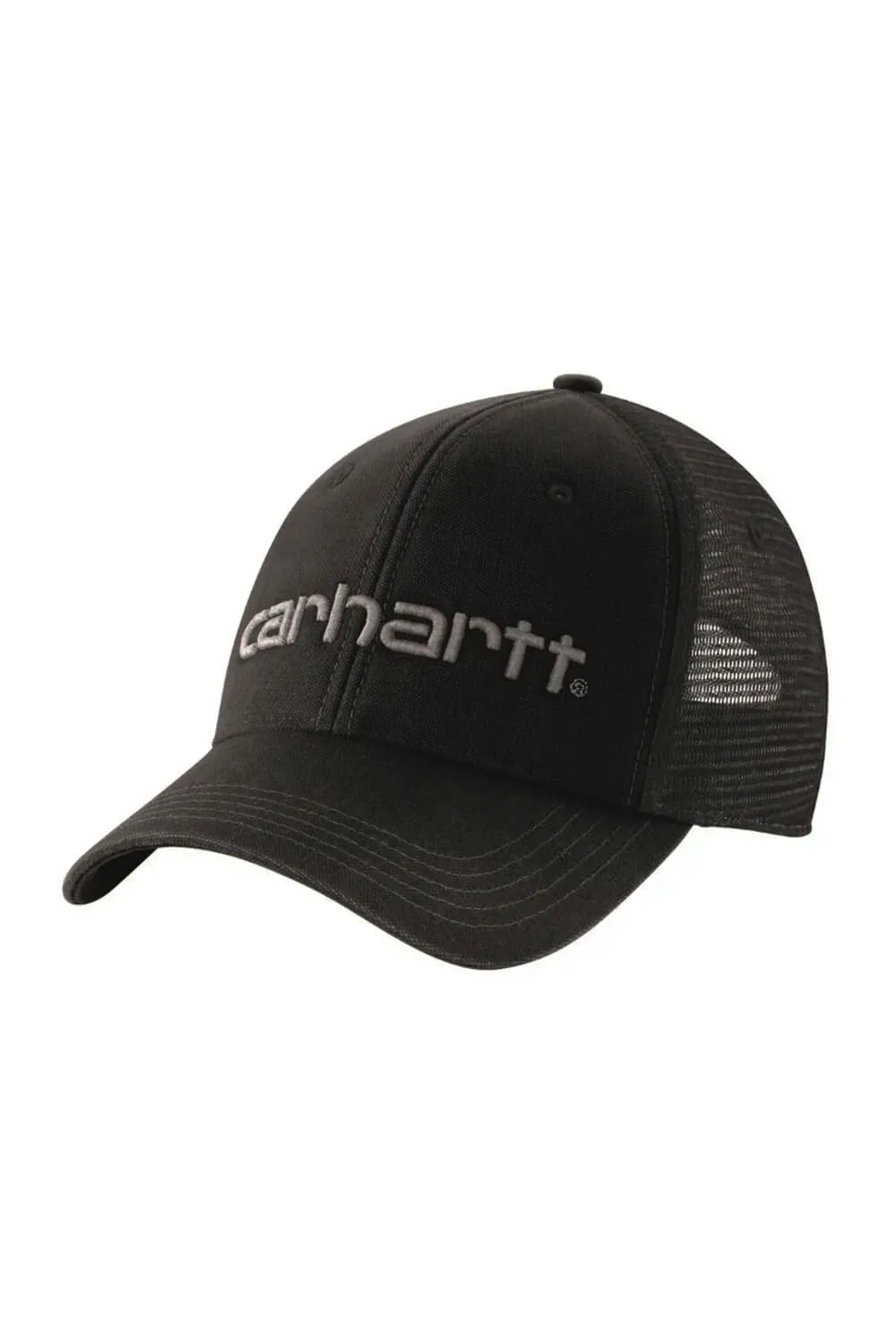 Carhartt Canvas Mesh Back Trucker Hat for Men in Black | 101195-001