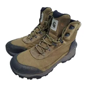 Carthartt Men's Size 10.5 Canvas Outdoor Waterproof 6&quot; Hiker Work Boot Olive