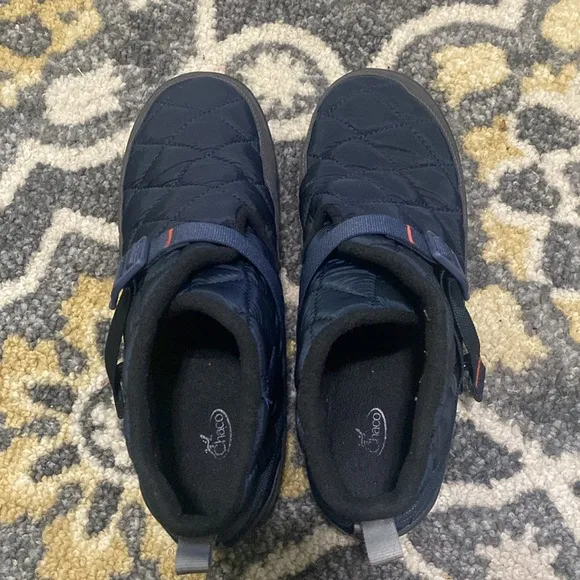 Chaco MEN'S RAMBLE RUGGED CANVAS SHOE navy blue sz 13