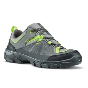 Chaussures de randonnée enfant basses avec lacet MH120 LOW rouges 35 AU 38