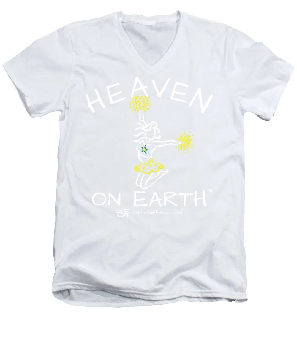 Cheerleading Heaven On Earth - Men's V-Neck T-Shirt