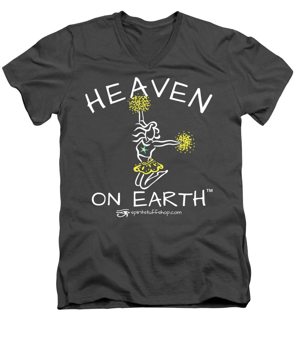 Cheerleading Heaven On Earth - Men's V-Neck T-Shirt