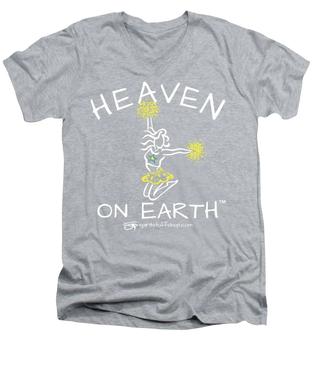 Cheerleading Heaven On Earth - Men's V-Neck T-Shirt