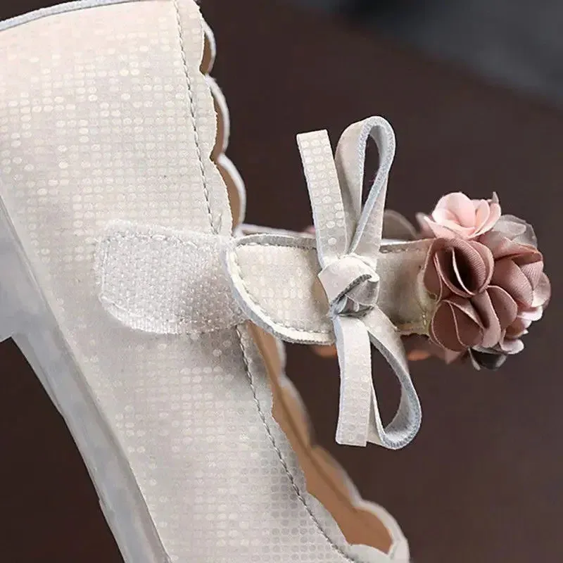 Children's Flats Lace  Party Shoes