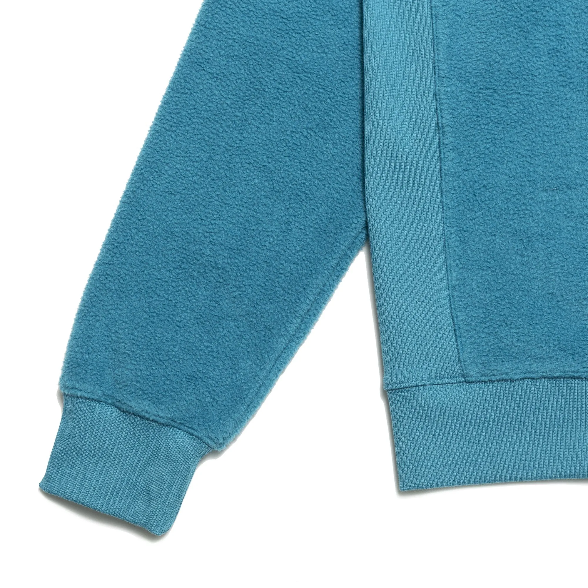 Chrystie NYC - PRM Reversed Fleece Crewneck / Teal Green