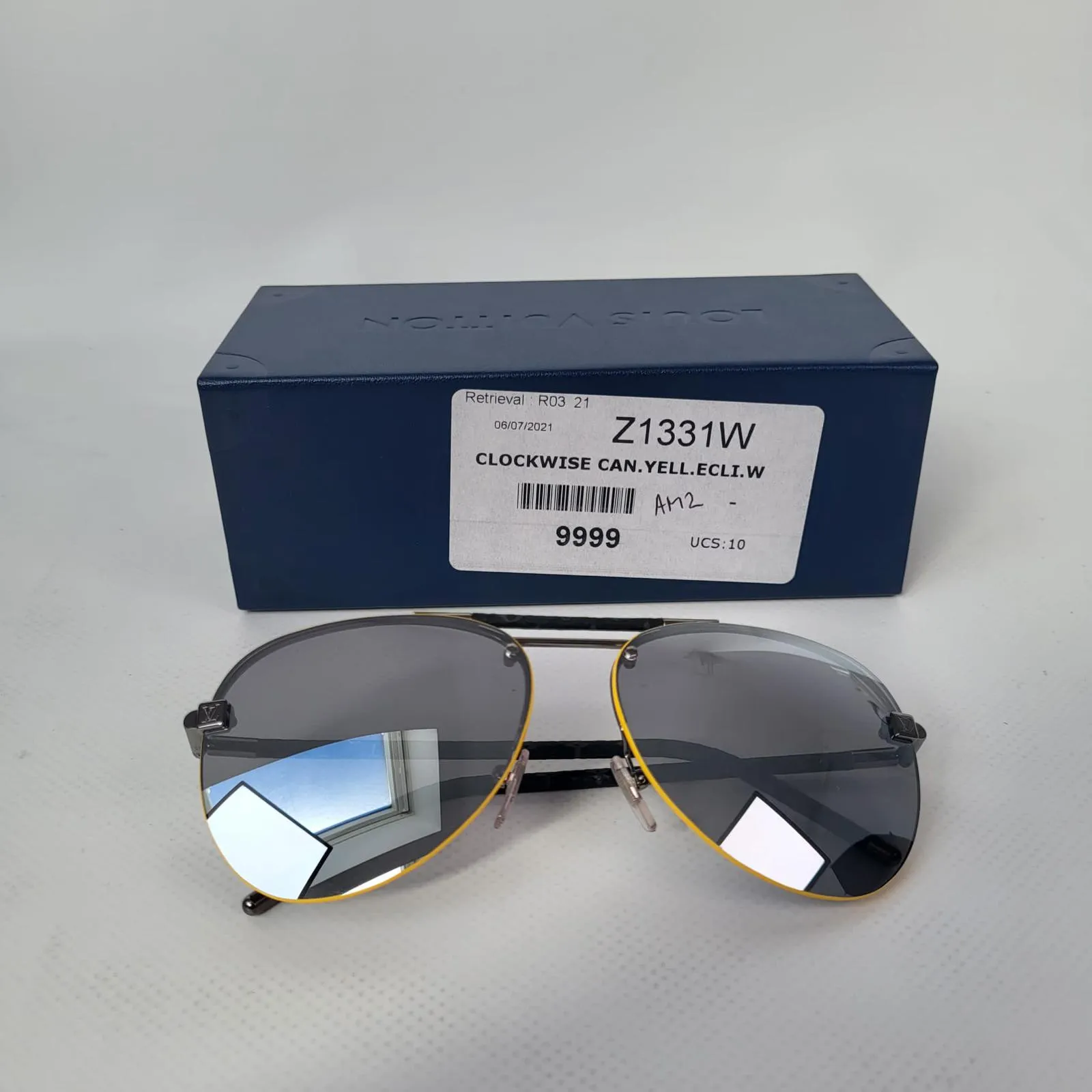 Clockwise Monogram Eclipse Canvas Sunglasses W