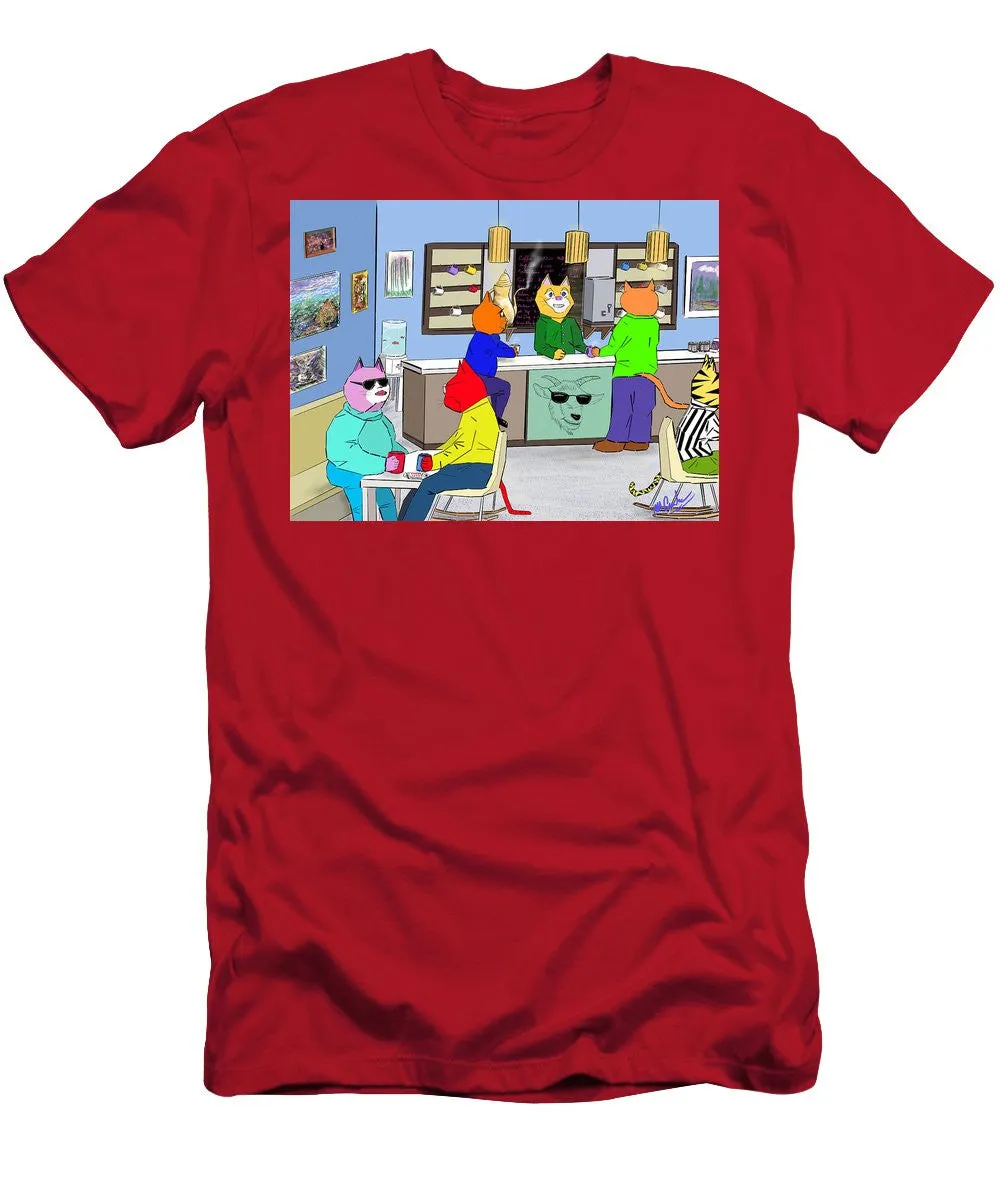 Coffee Cats - Men's T-Shirt (Slim Fit)