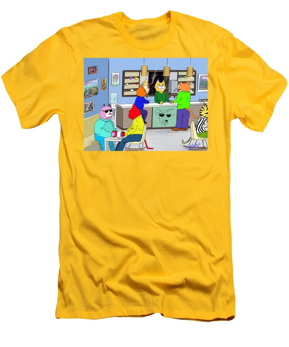 Coffee Cats - Men's T-Shirt (Slim Fit)