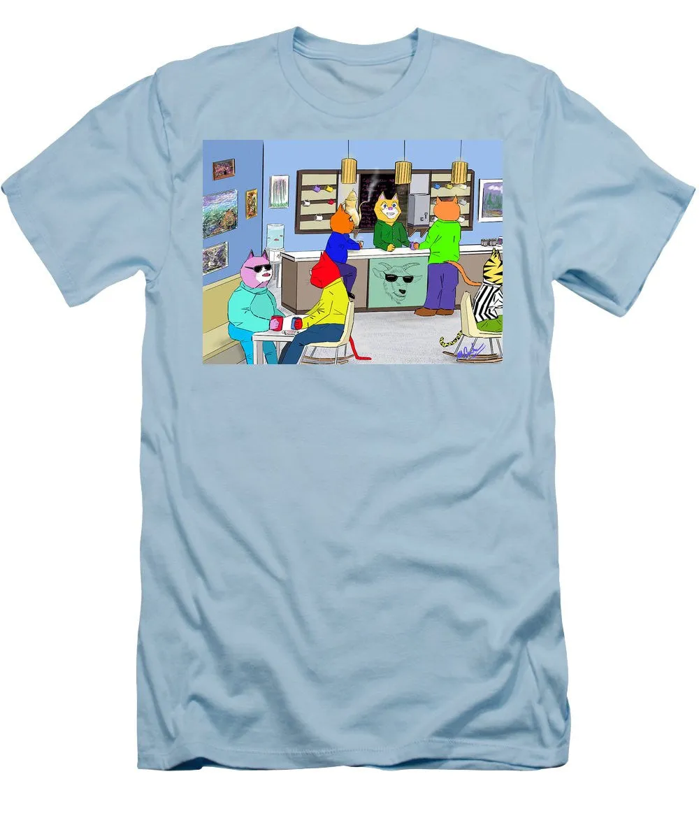 Coffee Cats - Men's T-Shirt (Slim Fit)