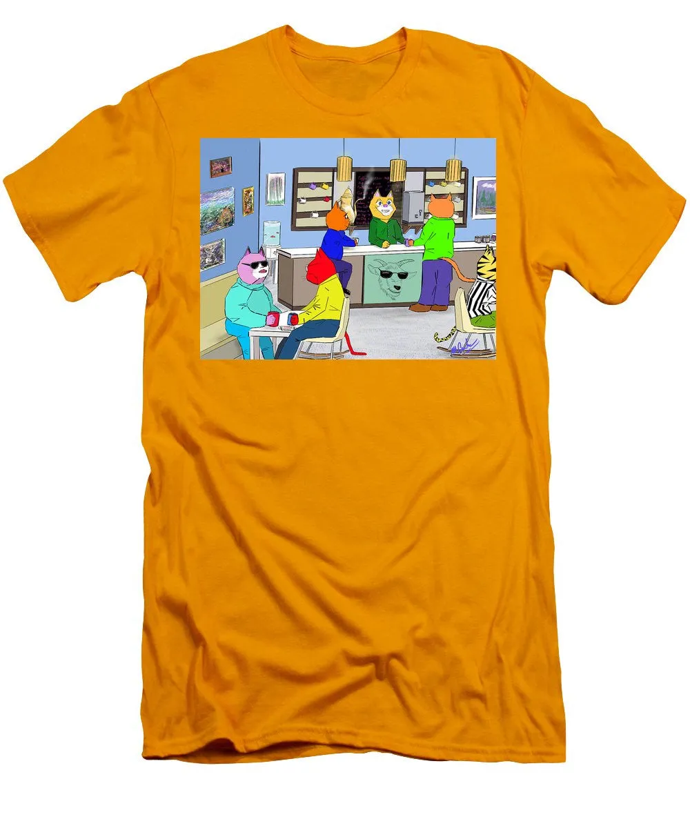 Coffee Cats - Men's T-Shirt (Slim Fit)