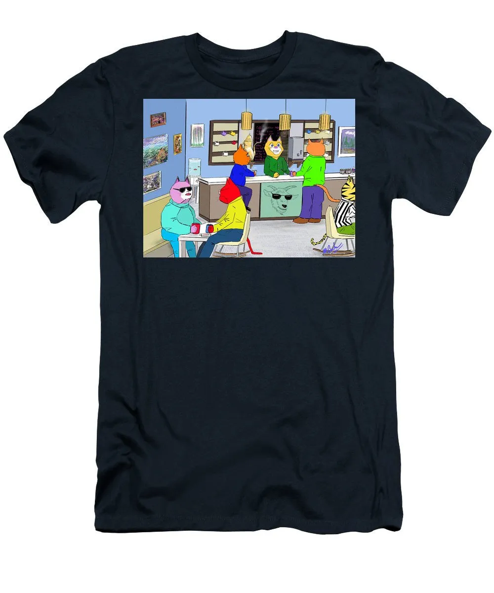 Coffee Cats - Men's T-Shirt (Slim Fit)