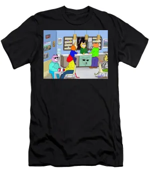 Coffee Cats - Men's T-Shirt (Slim Fit)