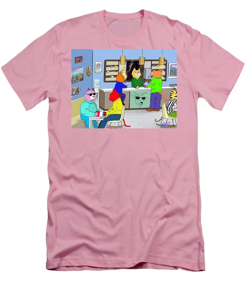 Coffee Cats - Men's T-Shirt (Slim Fit)
