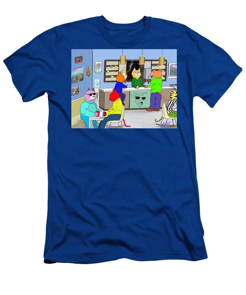 Coffee Cats - Men's T-Shirt (Slim Fit)