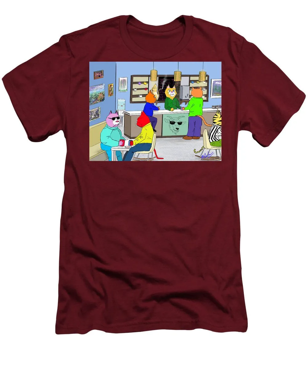 Coffee Cats - Men's T-Shirt (Slim Fit)