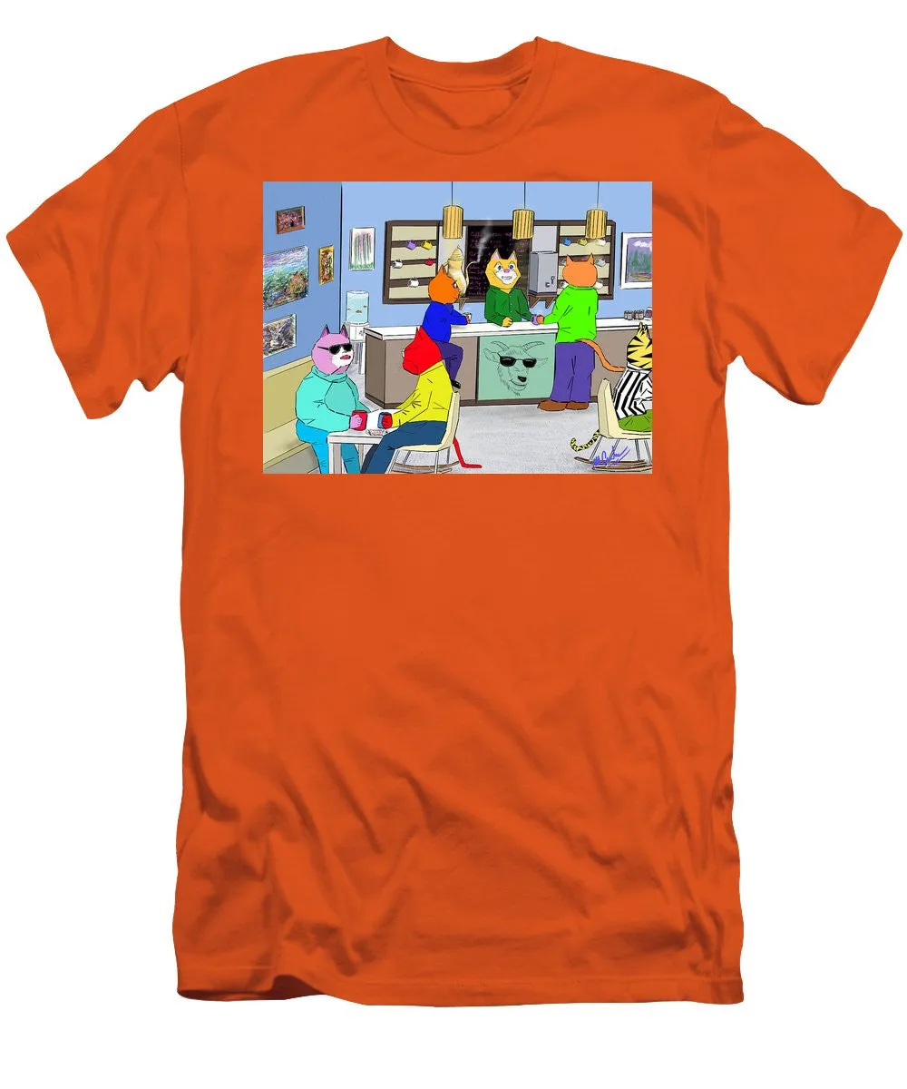 Coffee Cats - Men's T-Shirt (Slim Fit)