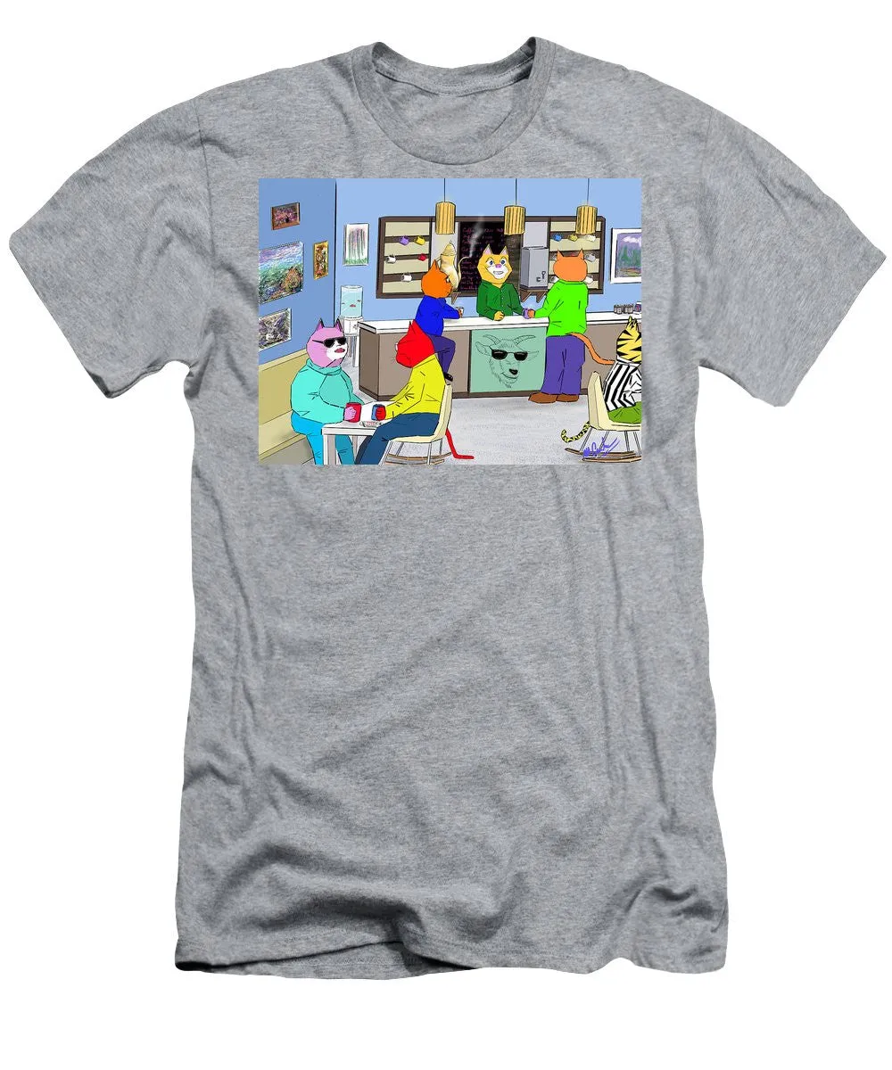 Coffee Cats - Men's T-Shirt (Slim Fit)