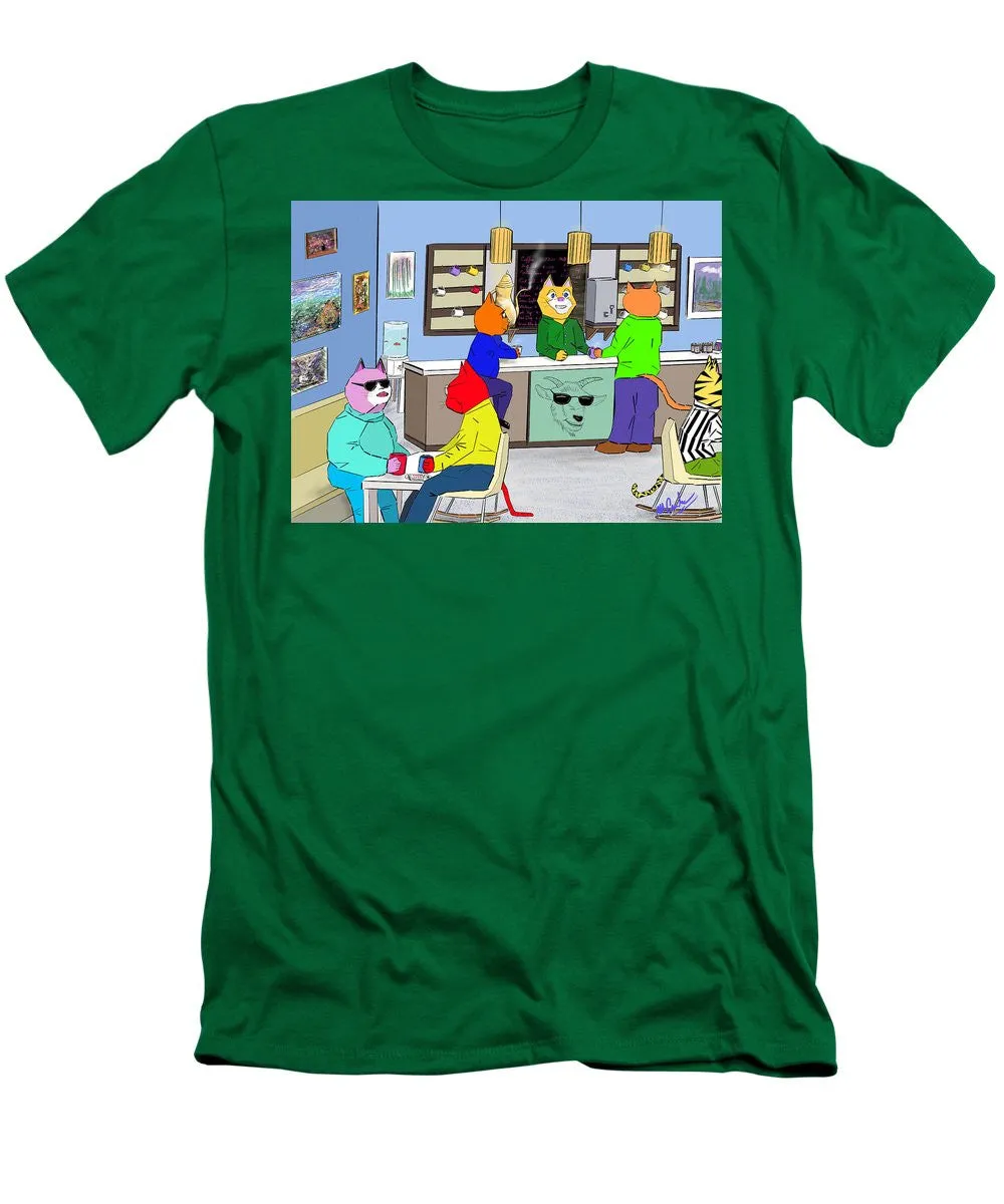 Coffee Cats - Men's T-Shirt (Slim Fit)