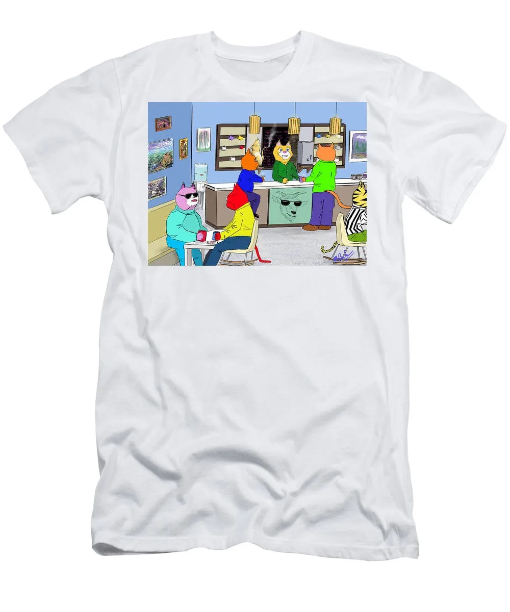 Coffee Cats - Men's T-Shirt (Slim Fit)