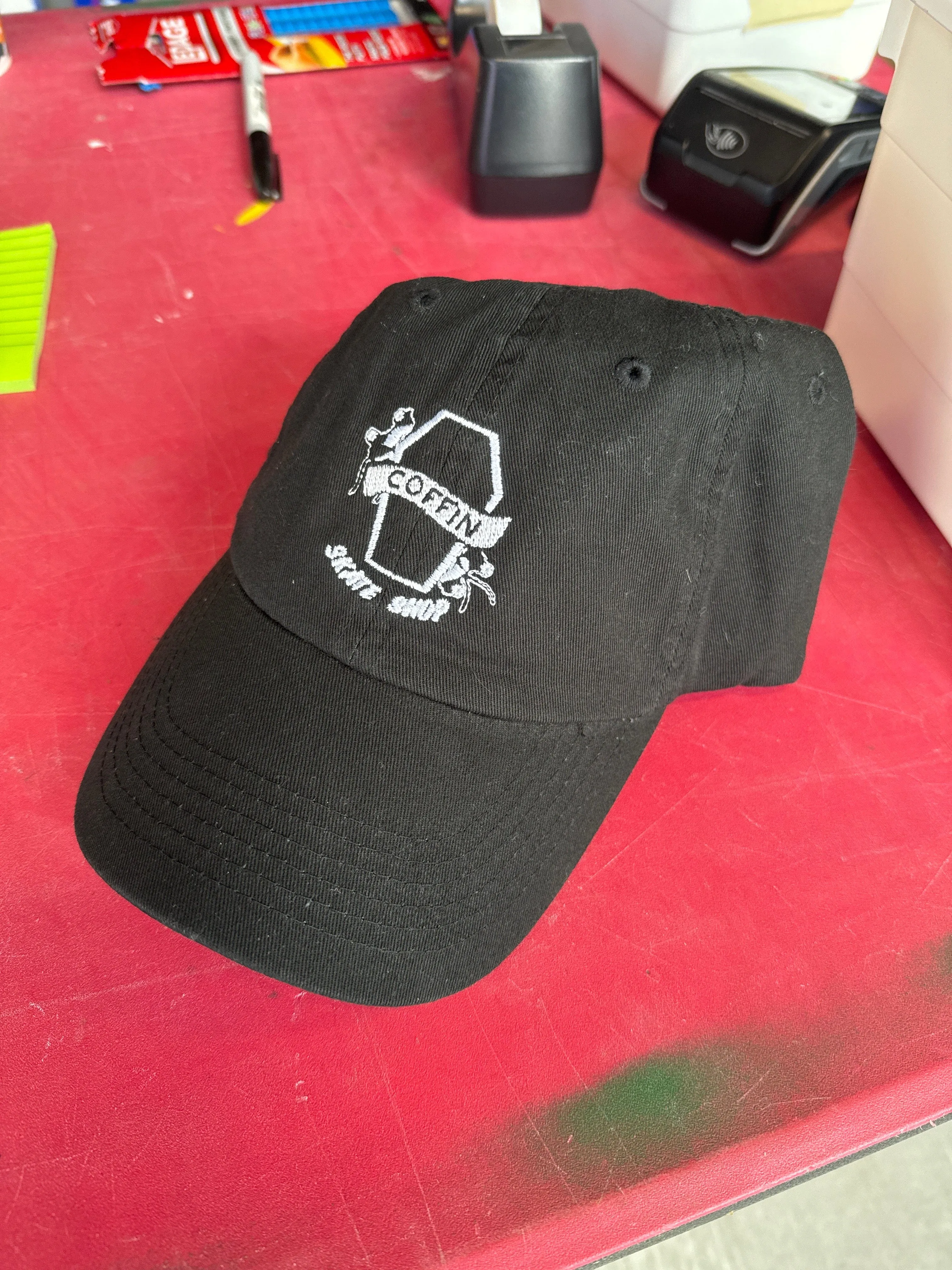 Coffin Skate Black Dad Cap
