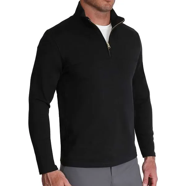 Comfort Quarter Zip Fleece - Black