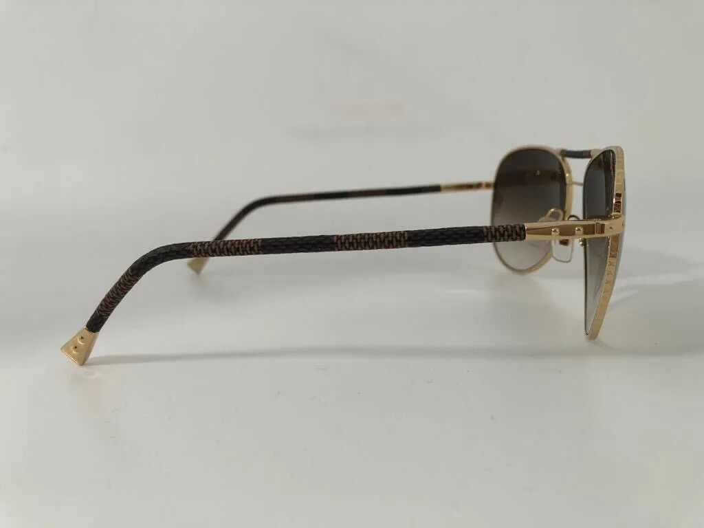 Conspiration Pilote Damier Ebene Sunglasses