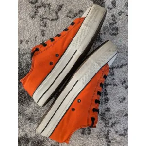 Converse by You Custom Chuck Orange Canvas Sneaker (Size Men's 11.5)