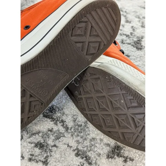 Converse by You Custom Chuck Orange Canvas Sneaker (Size Men's 11.5)
