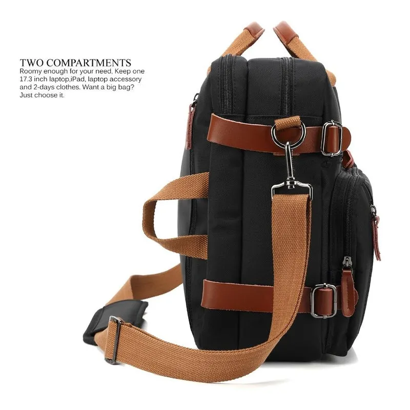 Convertible Backpack / Messenger / Laptop <br> Nylon