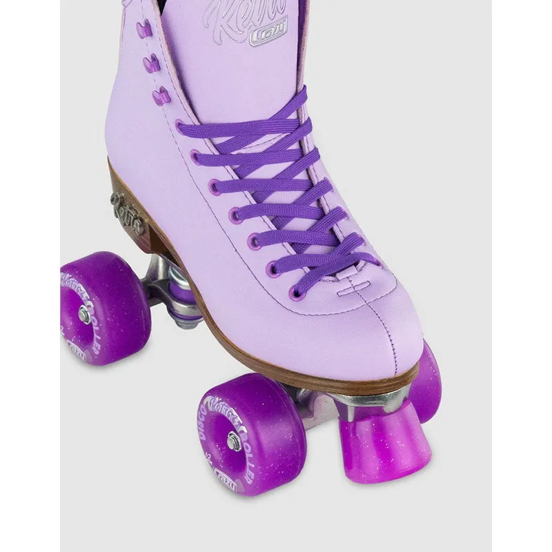 CRAZY SKATE RETRO ROLLER PURPLE ROLLER SKATES