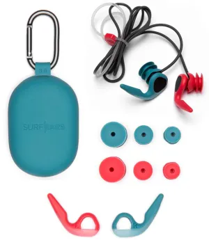 Creatures Surf Ears Ear Plugs 3.0 - Red Teal