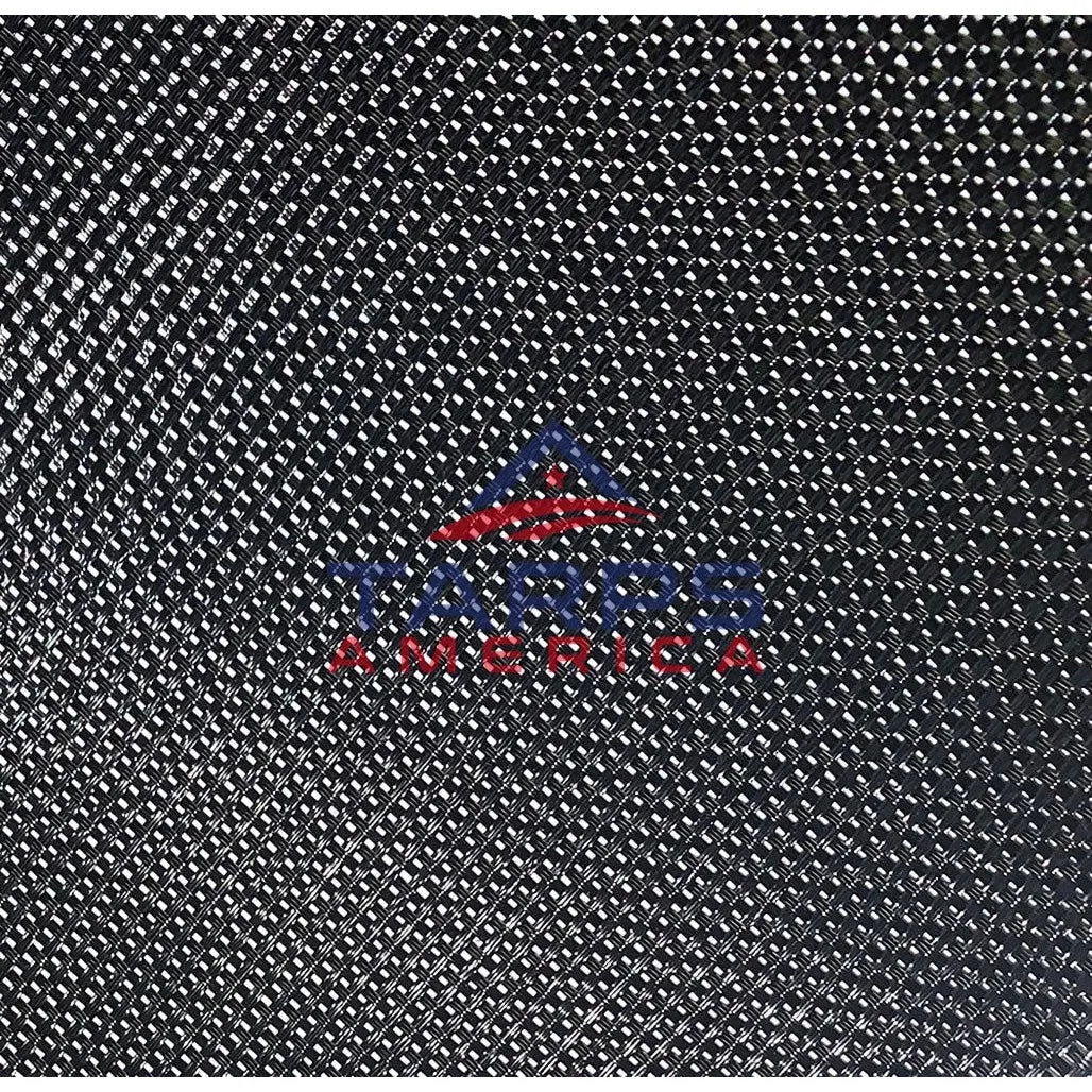 Custom Black Hurricane Mesh Woven Shade Trampoline Tarp by ShadeMax®