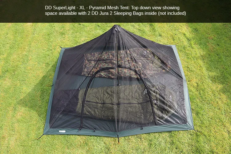 DD Hammocks SuperLight XL Pyramid Mesh Indertelt