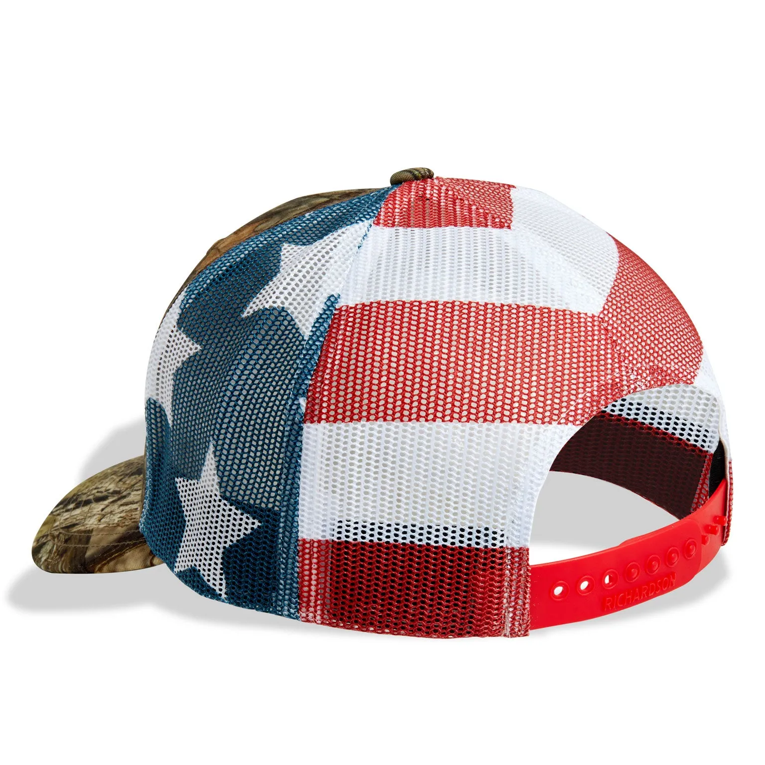 Dead Fish Hook Patriotic Lure Camo Hat
