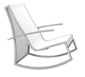DELANCEY Spindel Rocking Chair with Polyester Mesh