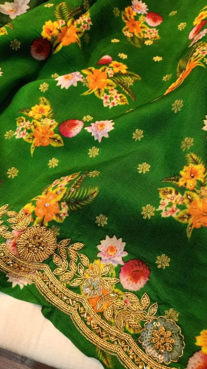 Designer Pure Organza Saree